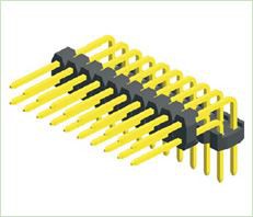 2.54mm Pin Header Double Plastic Angle